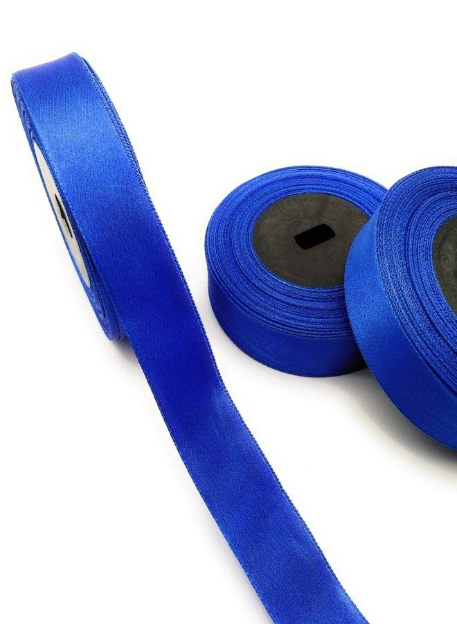 ProKart 25mm (0.25 inch) Dark Blue Satin Ribbon for Birthdays Gift Wrapping/Flower Making Ribbon/Party Decoration Ribbon/Bow Making Ribbon: 10 Yards (Set of 5 Rolls) - Image 3